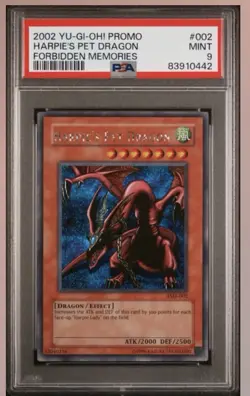 2002 Yu-Gi-Oh! FMR-002 Harpie's Pet Dragon PSA 9 - Image 1