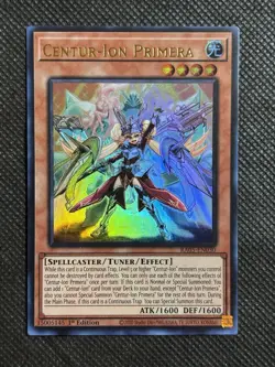 YuGiOh! - Centur-Ion Primera RA05-EN030 Ultra Rare 1st Edition Near Mint - Image 1
