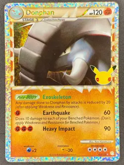 Pokemon Donphan Prime 107 Celebrations Classic Collection NM - Image 1