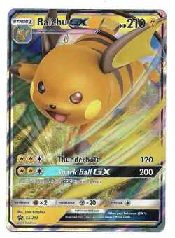 Raichu GX SM213 Sm Holo Black Star Promo Pokemon TCG - NM - Image 1
