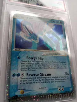 Pokemon 1x Suicune Ex - #94 - Team Magma Vs Team Aqua - PSA 9 - Image 4