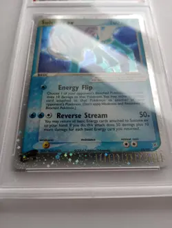 Pokemon 1x Suicune Ex - #94 - Team Magma Vs Team Aqua - PSA 9 - Image 5