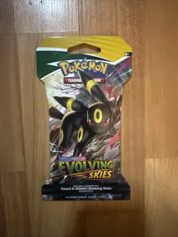 Pokemon Evolving Skies TCG Sleeved Booster Pack Brand New Factory Sealed - Image 1