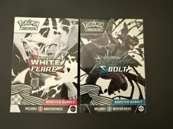 Pokemon Black Bolt and White Flare Booster Bundle Set of 2 Sealed New - Image 1