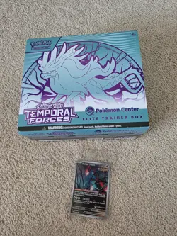 Pokemon Center Temporal Forces Walking Wake Elite Trainer Box ETB Opened - Image 1