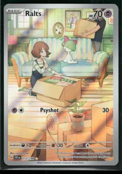 Ralts - 211/198 - Pokemon Scarlet Violet Base Illustration Rare Near Mint TCG - Image 1