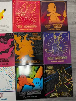 Pokemon Player's Guide Booklet Lot (12) from ETB 151, Crown Zenith, Obsidian - Image 2
