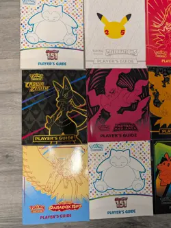 Pokemon Player's Guide Booklet Lot (12) from ETB 151, Crown Zenith, Obsidian - Image 4