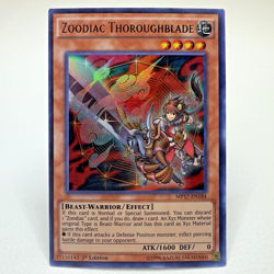 2x LOT Yugioh Zoodiac Thoroughblade MP17-EN184 1st Edition Ultra Rare Holo - NM - Image 4