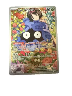 Pokemon Erika's Tangela Full Art Holo Basic Scarlet & Violet 218/217 Grass 80 HP - Image 1