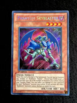 🔥YUGIOH • PHANTOM SKYBLASTER • SECRET RARE • 1st EDITION • LCGX-EN194 • NM🔥 - Image 1