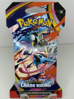 Pokemon TCG Chaos Rising Booster Caos Nascente Pack Sleeved - Image 1