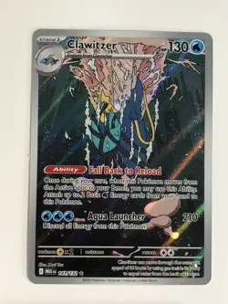 Pokemon TCG Mega Evolutions Alt Art Clawitzer 141/132 Near Mint - Image 1