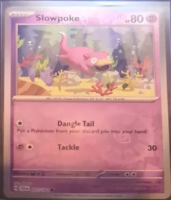 Slowpoke 57/142 Common Stellar Crown Pokemon Reverse Holo Near Mint - Image 1