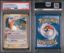 Pokemon Charizard 4/100 PSA 1 Crystal Guardians Delta Species Reverse Foil - Image 3