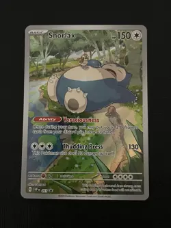 Pokemon Snorlax 051 SVP Scarlet & Violet Promo Holo EN Basic 150 HP - Image 1
