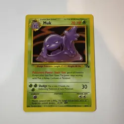 Muk 28/62 Fossil Pokemon TCG Rare - Image 1