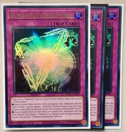 Yugioh! 3x Mathmech Superfactorial MP25-EN287 Ultra Rare 1st Ed NM - Image 1