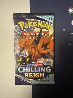 Pokemon Chilling Reign Factory Sealed Booster Pack One Pack - Image 1