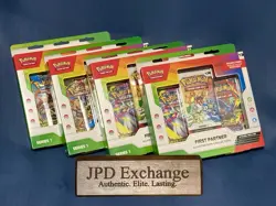 4x Pokemon TCG First Partner Illustration Collection Series 1 New Sealed - Image 1