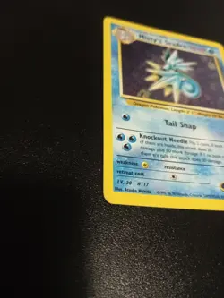 Pokemon TCG Vintage 3 X holo Lot Misty’s Seadra LP - Vaporeon MP -Lapras LP - Image 4
