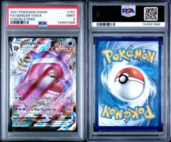 PSA 9 Gengar VMAX Swsh08 Fusion Strike 157/264 Full Art Holo 2021 - Image 3