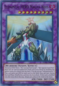 x1 Elemental HERO Magma Neos - SHVA-EN034 - Super Rare - 1st Edition Yu-Gi-Oh! M - Image 1