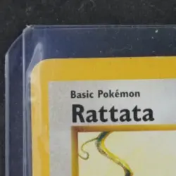1999 POKEMON BASE SET SHADOWLESS #61/102 RATTATA - Image 3