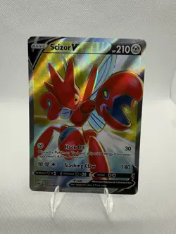 Pokemon Scizor V Full Art Ultra Rare 183/189 Darkness Ablaze 210 HP Holo Eng - Image 1