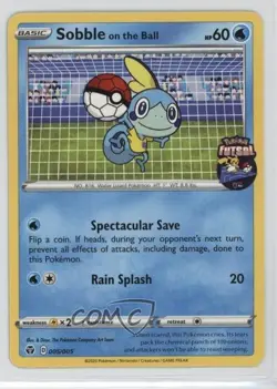 Sobble on the Ball Pokemon Futsal #005 - Image 1