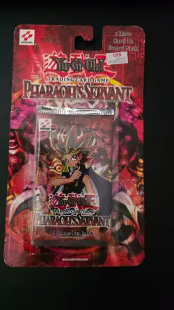 YuGiOh Pharaoh's Servant 1996 Blister Booster Pack Sealed Square Original Konami 53334289504 - Image 1