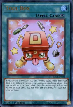 Tool Box BLCR-EN021 Ultra Rare Battles of Legend: Crystal Revenge Yu-Gi-Oh NM - Image 1