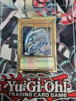 Blue-Eyes White Dragon Premium Gold Rare 1st Edition MAGO-EN001 Yugioh - Image 1