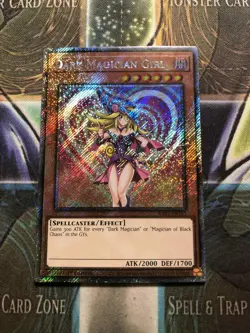 * DARK MAGICIAN GIRL * ALTERNATE ART PLATINUM SECRET RARE RA03-EN123 MVP1 YUGIOH - Image 1