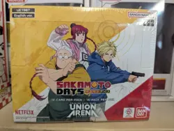 BANDAI Union Arena Sakamoto Days UE19BT Booster Box TCG ENGLISH - Image 1