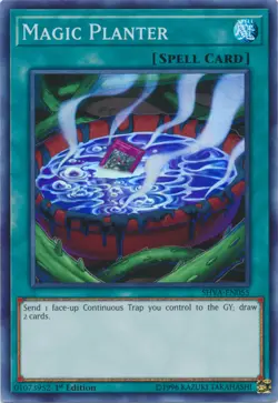x1 Magic Planter - SHVA-EN055 - Super Rare - 1st Edition Yu-Gi-Oh! M/NM - Image 1