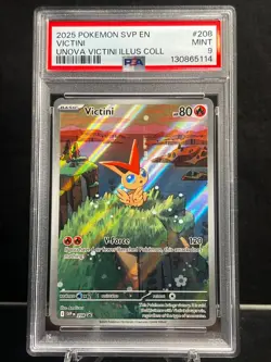 Victini 208 Sv: Scarlet & Violet Promo Cards Holo Pokemon - PSA MINT 9 - Image 1