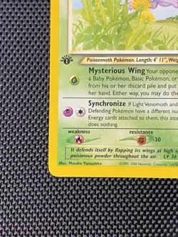 Pokemon Card - Light Venomoth Neo Destiny 53/105 Uncommon 1st Edition LP+ - Image 5
