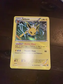 Pokemon Jolteon Holo Card 26/98 Ancient Origins 2015 Star Rare - Image 2