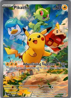 Pikachu - Promo SV: Scarlet & Violet Promo Cards 027 NM - Image 1