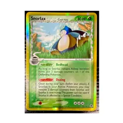 Snorlax 10/101 2006 Dragon Frontiers Delta Species Holo Rare Pokemon Card - Image 1