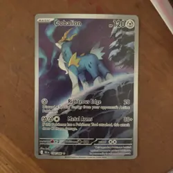 Pokemon Cobalion 144/086 Black Bolt Secret Rare Card - Image 1