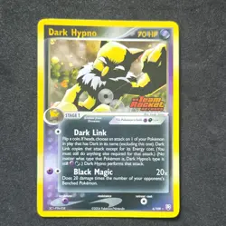 Pokemon Dark Hypno Team Rocket Returns 6/109 Reverse Holo Rare 2004 NM STAMPED!! - Image 1