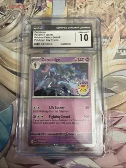Ceruledge 040/091 - 2024 Pokemon Day Cosmos Holo Sealed Promo - Pokemon TCG (NM) - Image 1