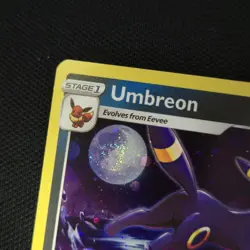 MOON WHOLE SWIRL 🌀💫 Umbreon SWSH129 Evolving Skies Promo Holo Pokemon Card - Image 2