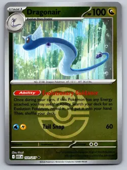 DRAGONAIR (LOVE BALL) 151/217 REVERSE HOLO UC POKEMON ASCENDED HEROES NM/M - Image 1