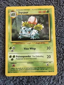 Vintage Pokemon 1999 Base Set Starter 6 Ivysaur Charmeleon Wartortle WOTC NM/LP - Image 5