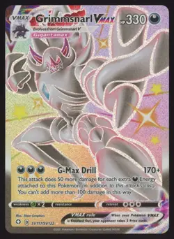 Pokemon Grimmsnarl VMAX SV117/SV122 Shining Fates: Shiny Vault Shiny Holo Rare - Image 1