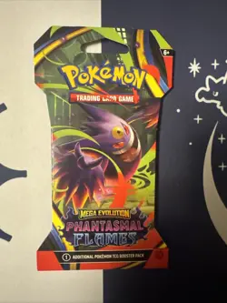 Pokemon TCG Phantasmal Flames Sleeved Booster Pack Factory Sealed - Image 1