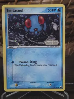 Pokemon 2006 Ex Legend Maker Stamped Tentacool Reverse Holo 66/92 - LP - Image 1
